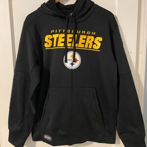 NFL Apparel Steelers Combine Authentic Men’s Large Pullover Hoodie Black